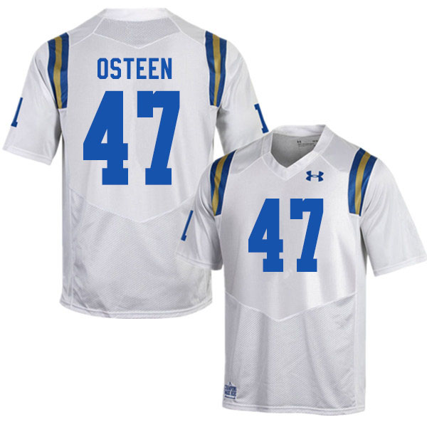 Men #47 Erich Osteen UCLA Bruins College Football Jerseys Sale-White - Click Image to Close